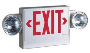 combo exit emergency light